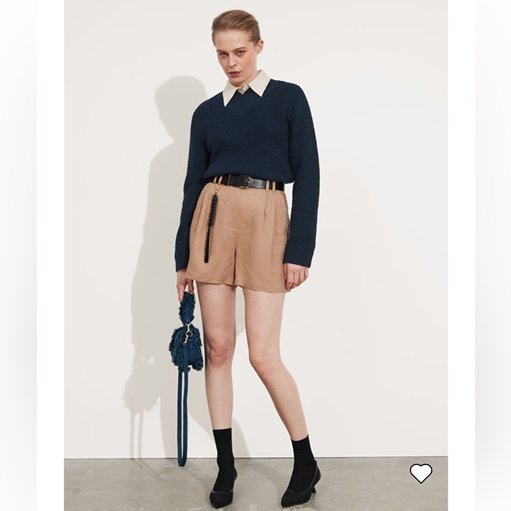 & Other Stories Relaxed Linen Shorts - 6